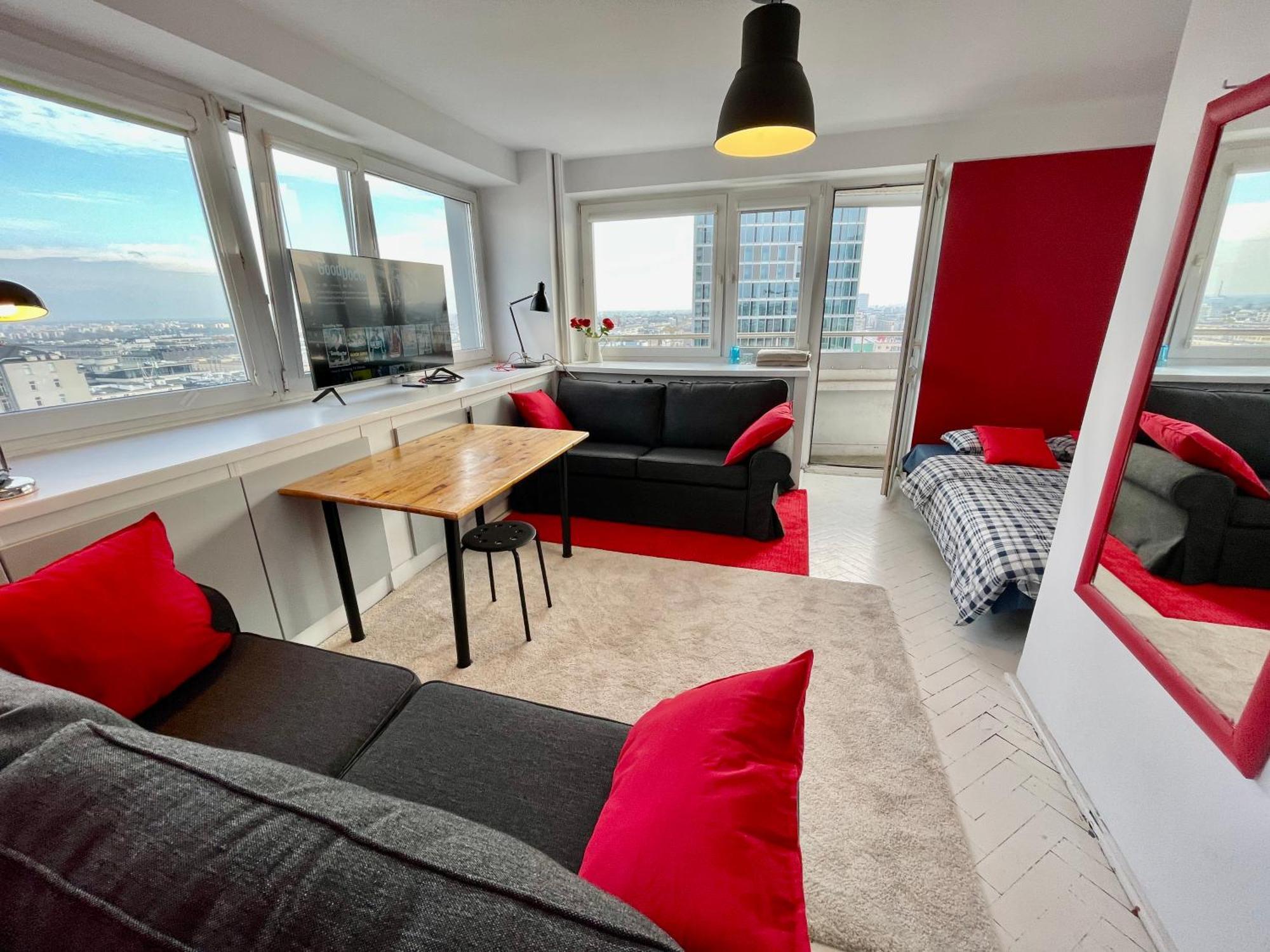Sawa 3 Metro X2 Fast Wifi 50'Tv Netflx Hbo Appletv+ Amazontv Lägenhet Warszawa Exteriör bild